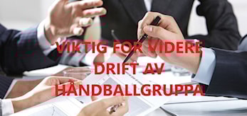 Situasjonen i håndballgruppa - viktig melding